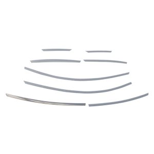 Ford Focus Window Trim - Omac - S.Steel - Gloss Silver - '12-'18 Ford Focus Window Trim - Omac - S.Steel - Gloss Silver - '12-'18